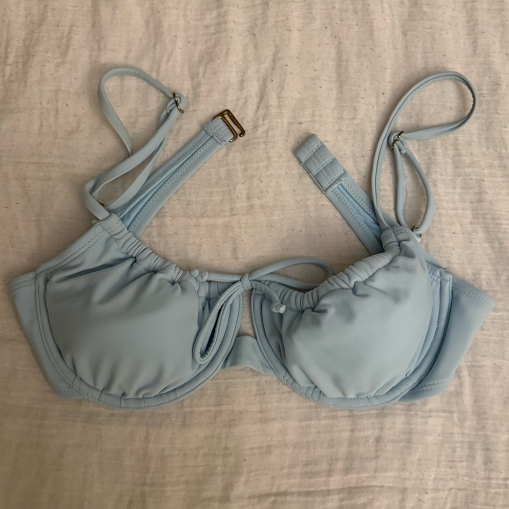 Light Blue Bikini Top